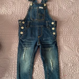 Denim suspenders